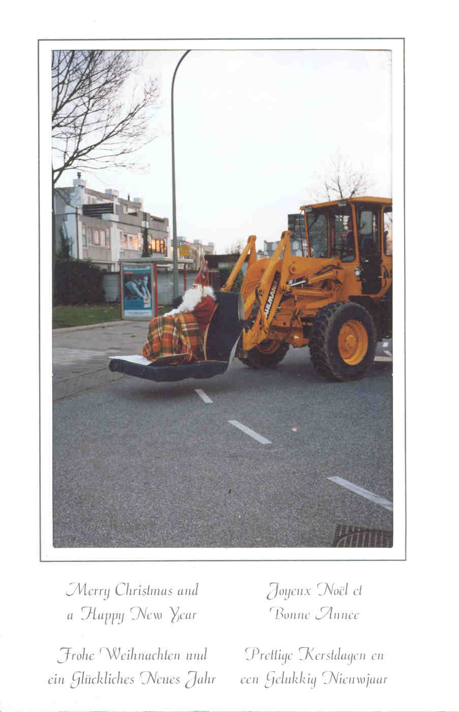 Op weg naar basisschool De Keerkring te Dordrecht, december 1995; Collectie MSC